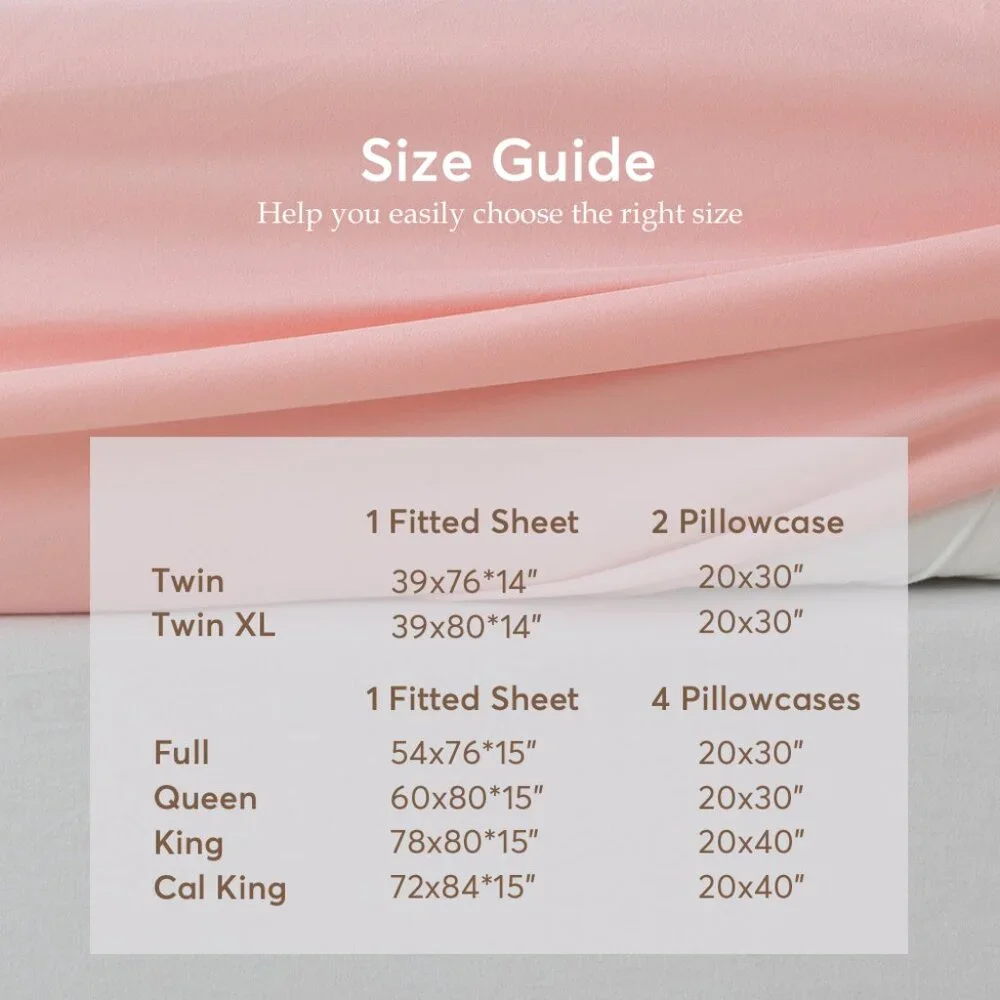 New Sheet Sets - Original Packaging - Pink - Any Size